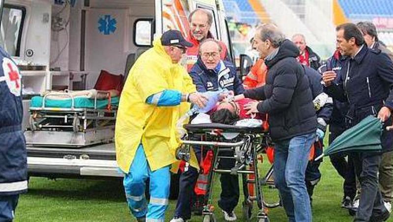 VIDEO! Tragedie in fotbalul italian: Un jucator al formatiei Livorno a murit dupa ce a suferit un infarct pe teren