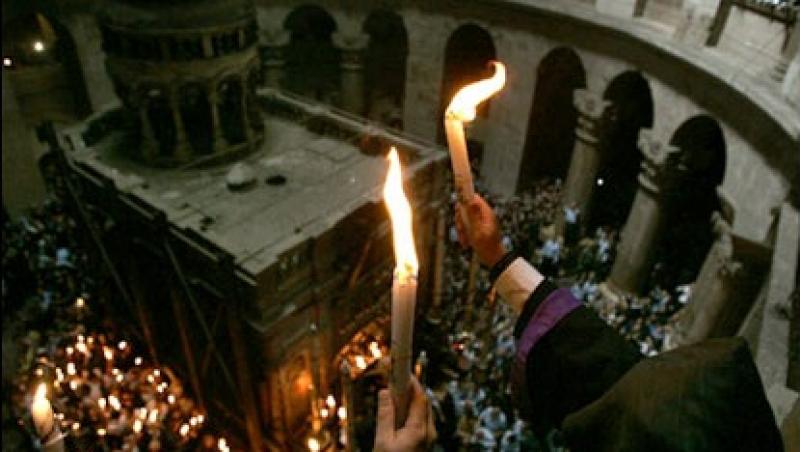 Lumina Sfanta de la Ierusalim, adusa in Romania