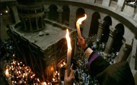 Lumina Sfanta de la Ierusalim, adusa in Romania