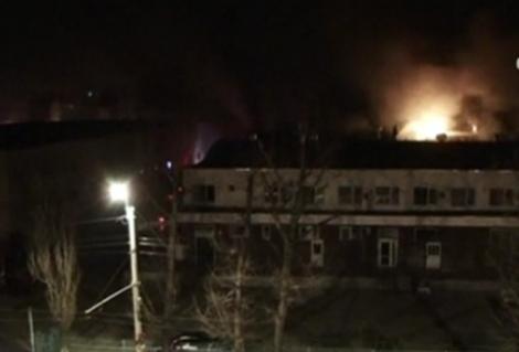 VIDEO! Incendiu devastator la cel mai mare complex comercial din Iasi