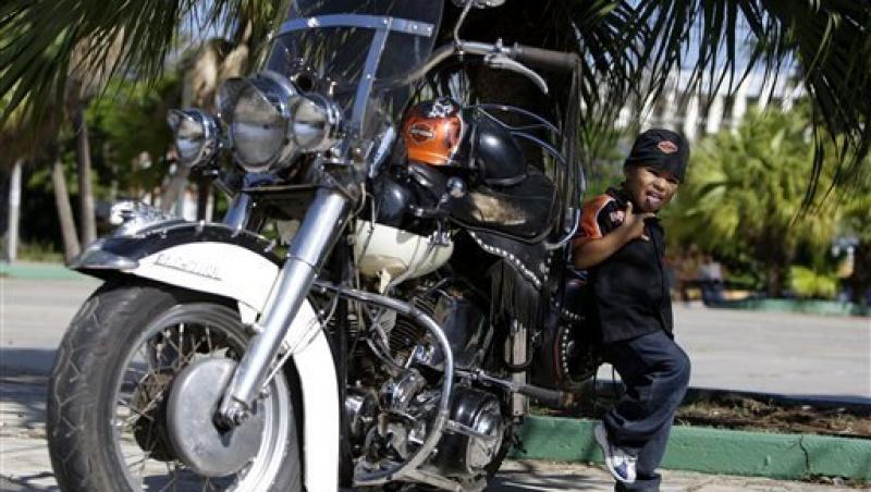 VIDEO! Reuniunea motociclistilor Harley Davidson, in Cuba
