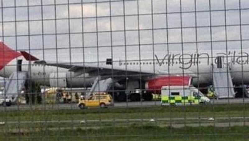 Un Airbus cu peste 300 de persoane la bord a aterizat de urgenta pe aeroportul londonez Gatwick