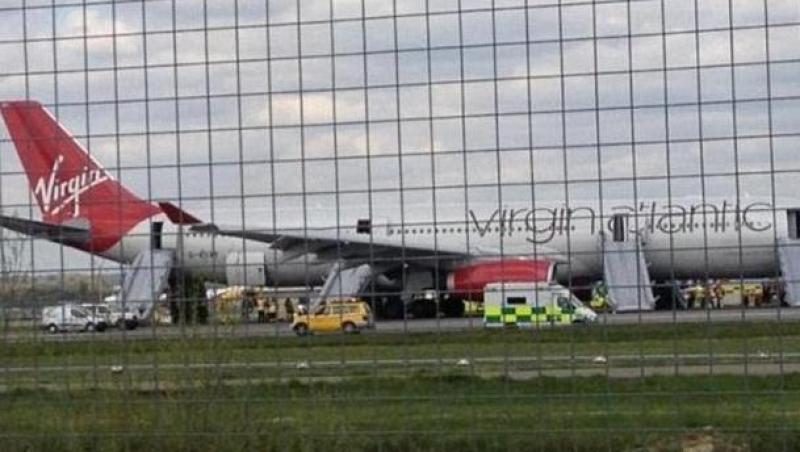 Un Airbus cu peste 300 de persoane la bord a aterizat de urgenta pe aeroportul londonez Gatwick