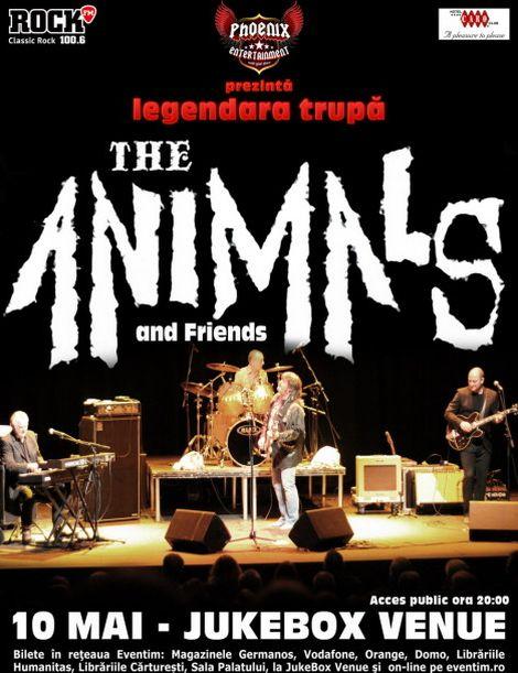 The Animals concerteaza pe 10 mai in Jukebox Venue
