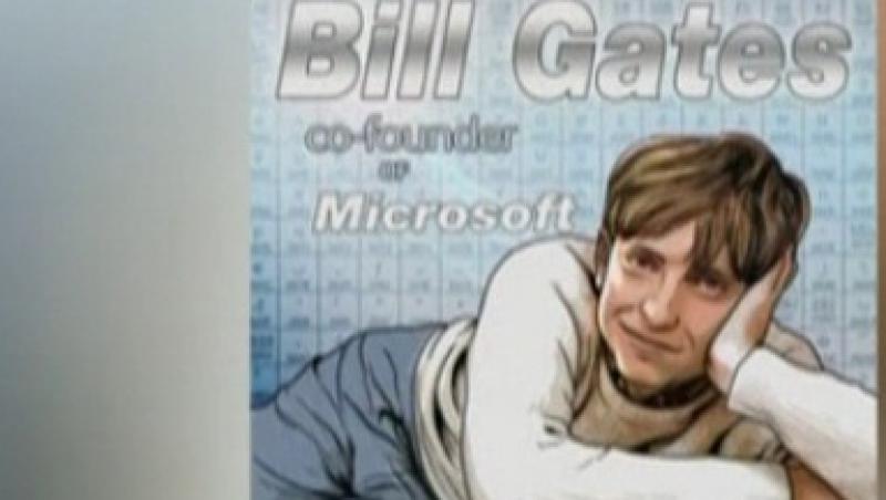 Bill Gates a ajuns personaj de benzi desenate