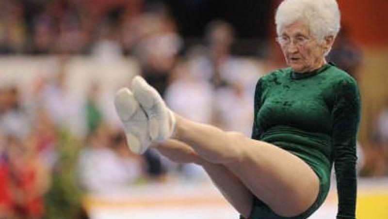 VIDEO! Admirabil: Johanna Quaas, gimnasta la 86 de ani