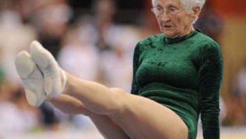VIDEO! Admirabil: Johanna Quaas, gimnasta la 86 de ani