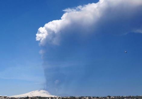 VIDEO! Vulcanul Etna a erupt din nou
