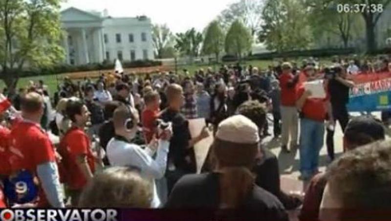 VIDEO! Mustaciosii au iesit la mars in SUA!