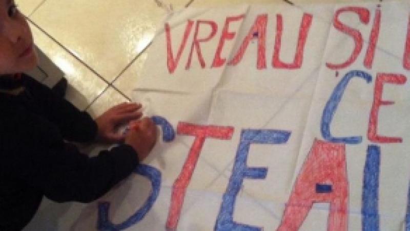 FRF cere scuze suporterului stelist de 9 ani care a ramas fara banner la meciul Steaua - FC Vaslui