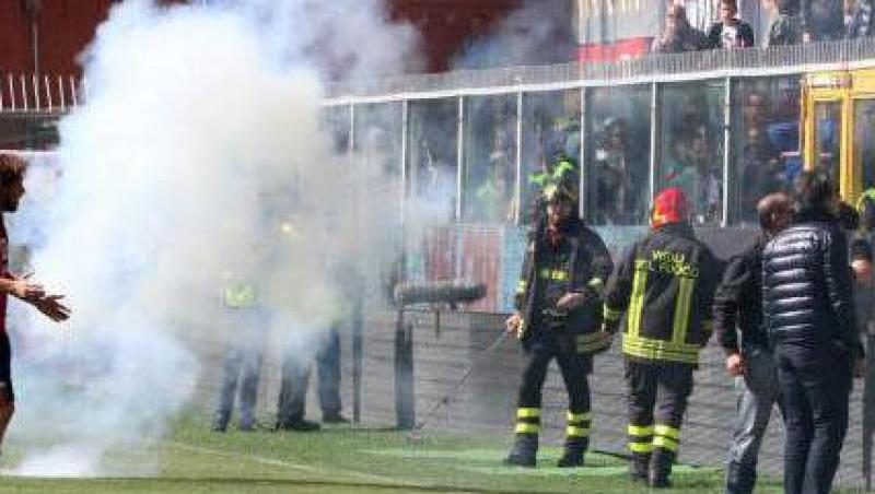 Genoa va evolua doua etape fara suporteri dupa incidentele de la meciul cu Siena