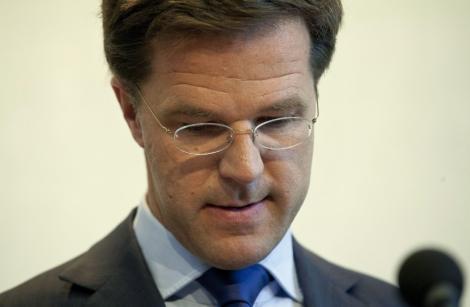 UPDATE! Premierul olandez Mark Rutte a prezentat demisia guvernului