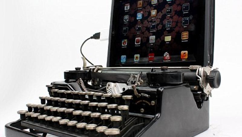 FOTO! Masinile de scris pot fi conectate la tablete