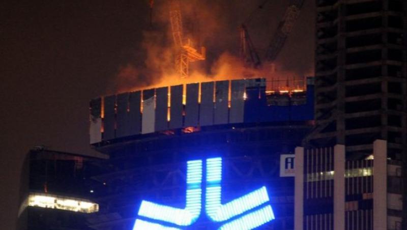 Turnul Federatiei din Moscova, afectat de un incendiu puternic