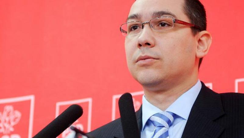 Ponta: Domnul Ungureanu a ales sa conduca si Ministerul Mediului