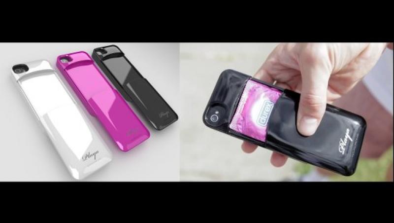 FOTO! Carcasa pentru iPhone cu compartiment pentru prezervative
