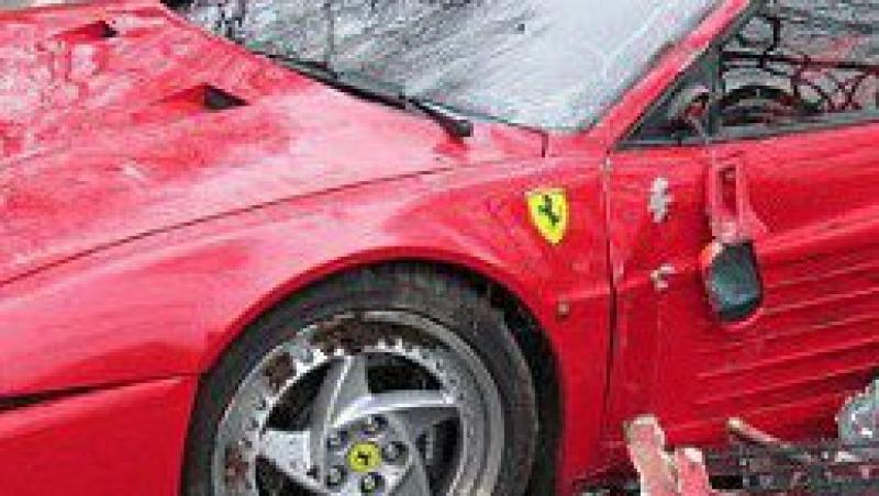 Un Ferrari a fost distrus de... un arici
