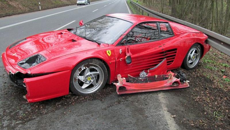 Un Ferrari a fost distrus de... un arici