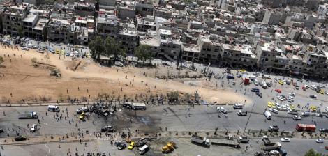 Zi insangerata la Damasc: 55 de morti si 372 de raniti, in doua atentate sinucigase