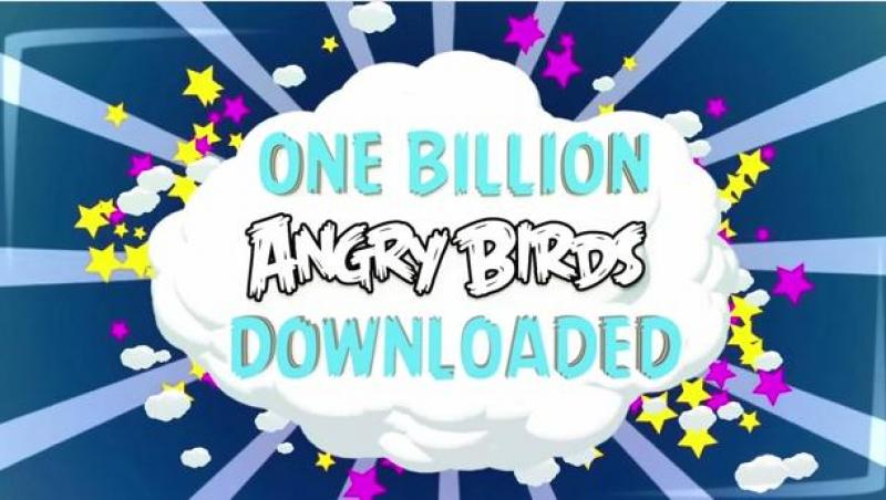 Angry Birds a fost descarcat de peste un miliard de ori