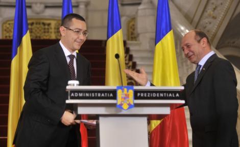 Discutie Ponta-Basescu pe teme de politica externa: Nu este bine sa vorbim pe doua voci