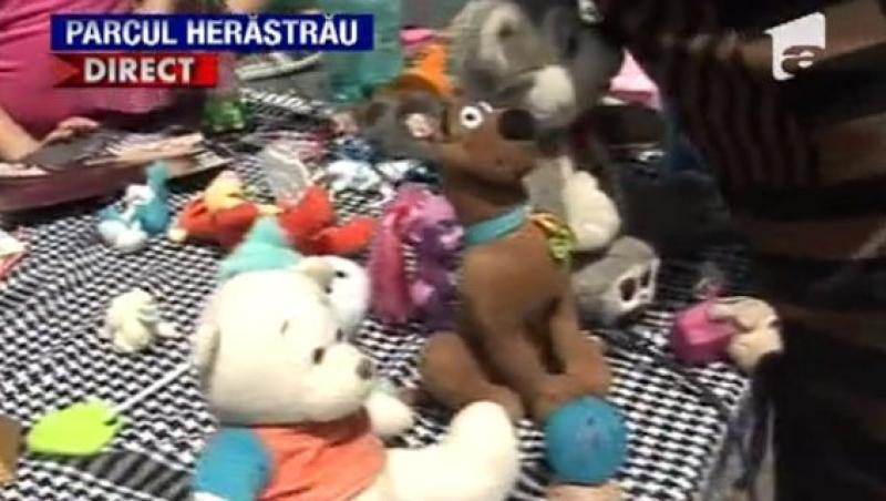 VIDEO! Copiii vand jucarii astazi, in parcul Herastrau din Bucuresti