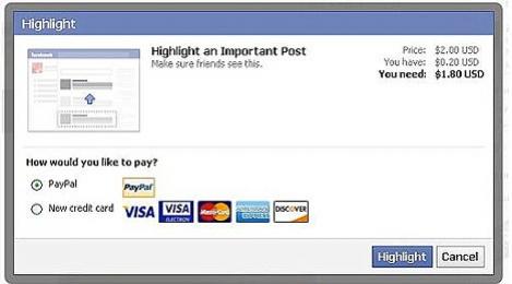 Facebook va percepe un tarif pentru a-ti face postarile mai vizibile