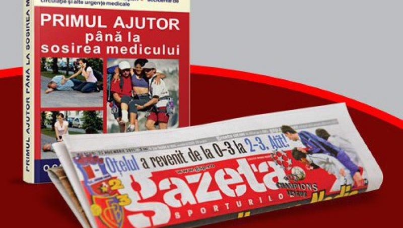 Gazeta Sporturilor iti aduce cartea care poate salva vieti: ”Primul ajutor pana la sosirea medicului”!