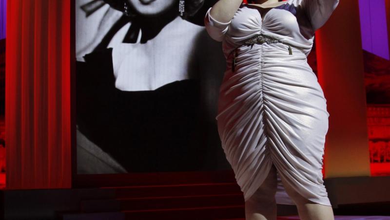 Beth Ditto, omagiu pentru Marilyn Monroe la Cannes