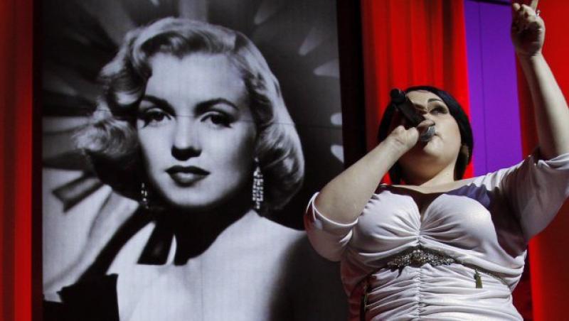 Beth Ditto, omagiu pentru Marilyn Monroe la Cannes