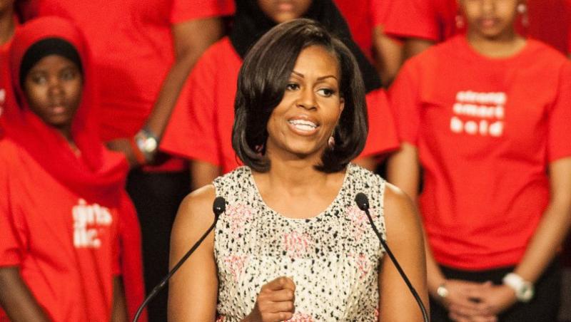 Michelle Obama, admiratoare declarata a Nadiei Comaneci