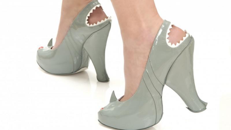 FOTO! Colectie inedita de pantofi, inspirata de rechini