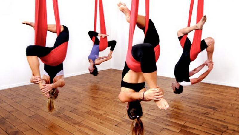 VIDEO! Aerial Yoga, exercitii pentru minte si corp