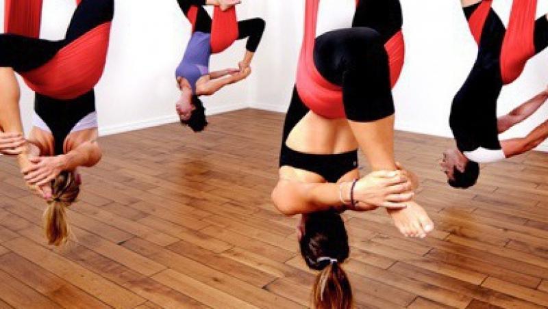 VIDEO! Aerial Yoga, exercitii pentru minte si corp