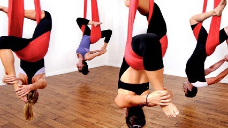 VIDEO! Aerial Yoga, exercitii pentru minte si corp