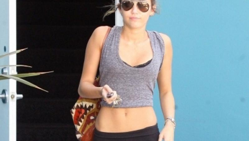 Miley Cyrus, dependenta de sport