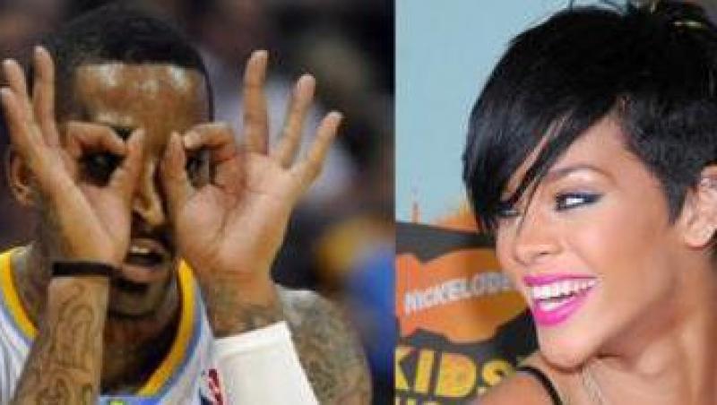 Rihanna, cuplata cu un controversat jucator NBA