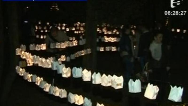 VIDEO! Mii de lampioane s-au aprins la cea de-a opta editie a Festivalului Luminii
