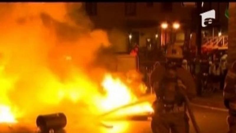 VIDEO! Proteste violente pe strazile din Montreal fata de cresterea taxelor de studiu