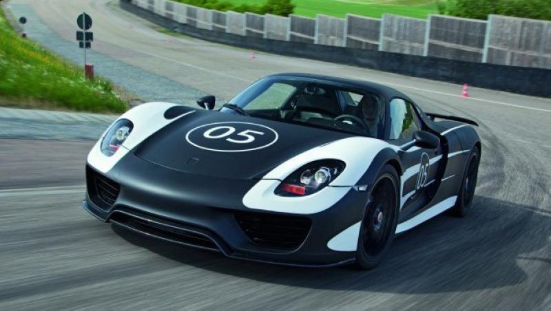 Porsche 918 Spyder hibrid va fi scos la vanzare din 2013
