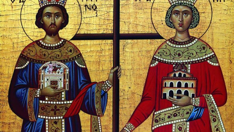 Sfintii Constantin si Elena sunt sarbatoriti astazi de toti crestinii