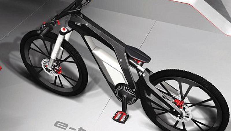 Bicicleta electrica Audi poate atinge o viteza de 80 de kilometri pe ora