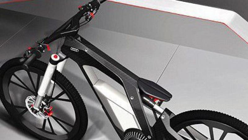 Bicicleta electrica Audi poate atinge o viteza de 80 de kilometri pe ora