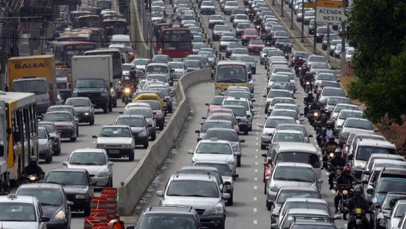VIDEO! Record de blocaje rutiere, de 250 de kilometri, la Sao Paulo
