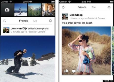 Facebook a lansat o aplicatie foto pentru telefoanele mobile
