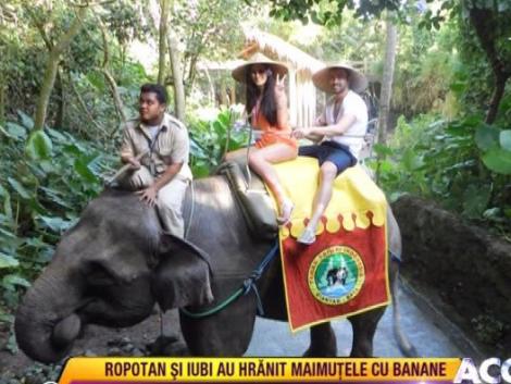 VIDEO! Raluca Ogica si Adrian Ropotan, excursie exotica in Bali