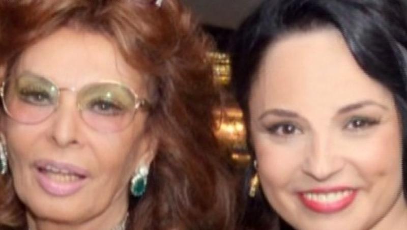 VIDEO! Andreea Marin Banica a cucerit-o pe Sophia Loren