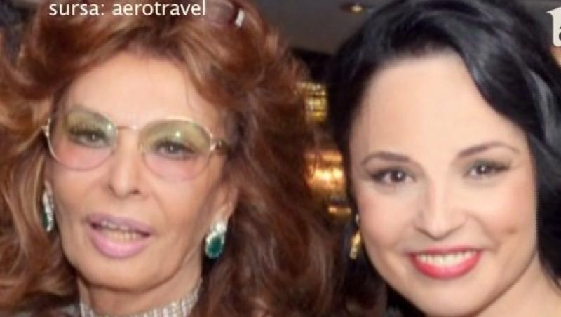 VIDEO! Andreea Marin Banica a cucerit-o pe Sophia Loren