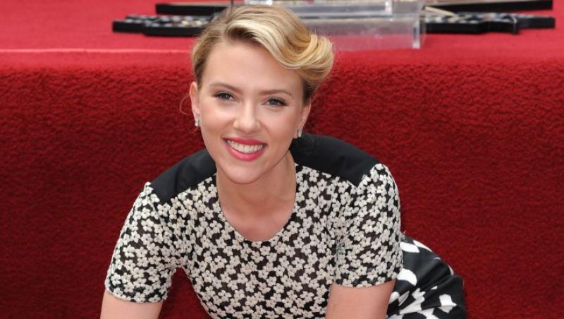 Scarlett Johansson a primit o stea pe Walk of Fame