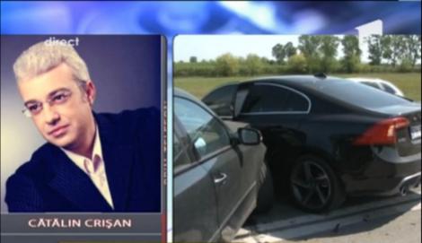VIDEO! Catalin Crisan, despre accident: "Mi-am asumat intreaga lovitura"